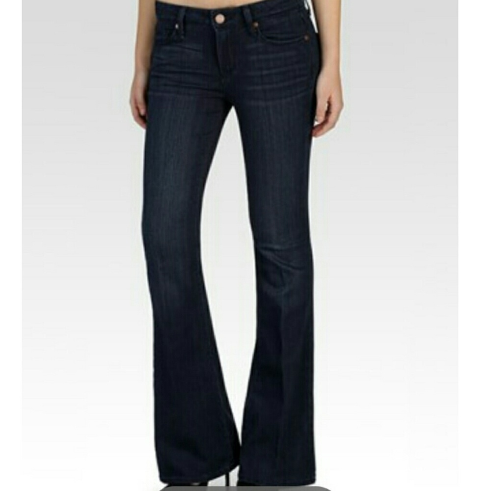 Paige premium denim flare leg jeans